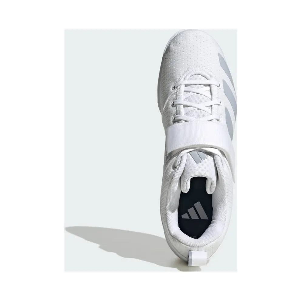 adidas Powerlift 5 Weightlifting “Cloud White / Halo Silver / Core Black” (KJ4396)