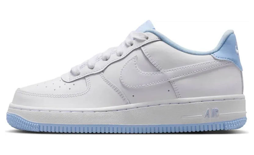 Nike Air Force 1’White Hydrogen Blue’ GS White/White/Hydrogen Blue (CD6915-103)