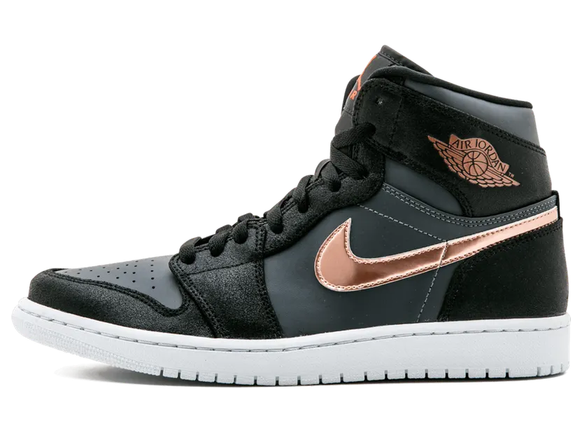 Air Jordan 1 Retro High Black Metallic Red Bronze (332550-016)