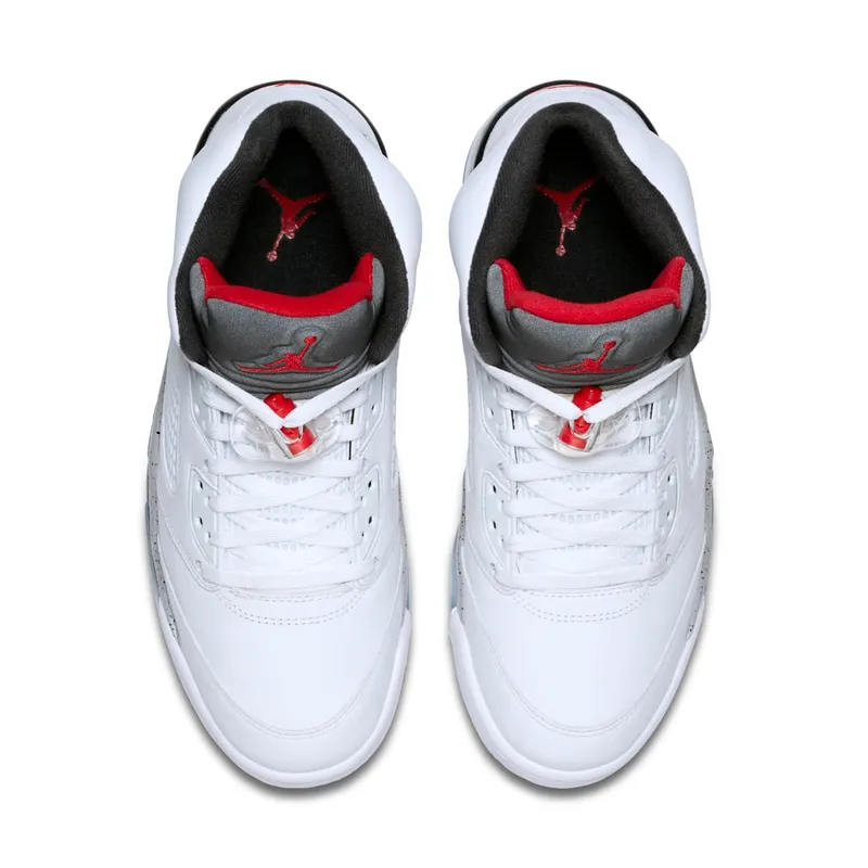 Air Jordan Nike AJ 5 V Retro White Cement 2017 (136027-104)