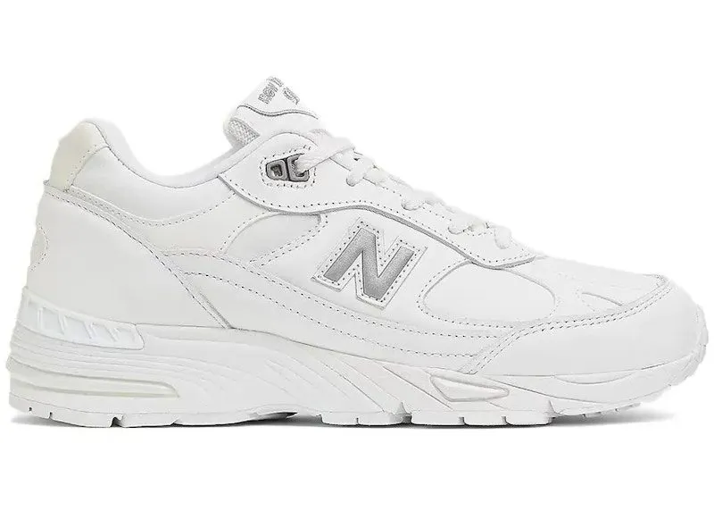 New Balance 991 MiUK White Grey (W991TW)