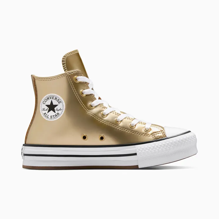 Converse Chuck Taylor All Star EVA Lift Platform Metallic Metallic Light Gold/White (A12606C)