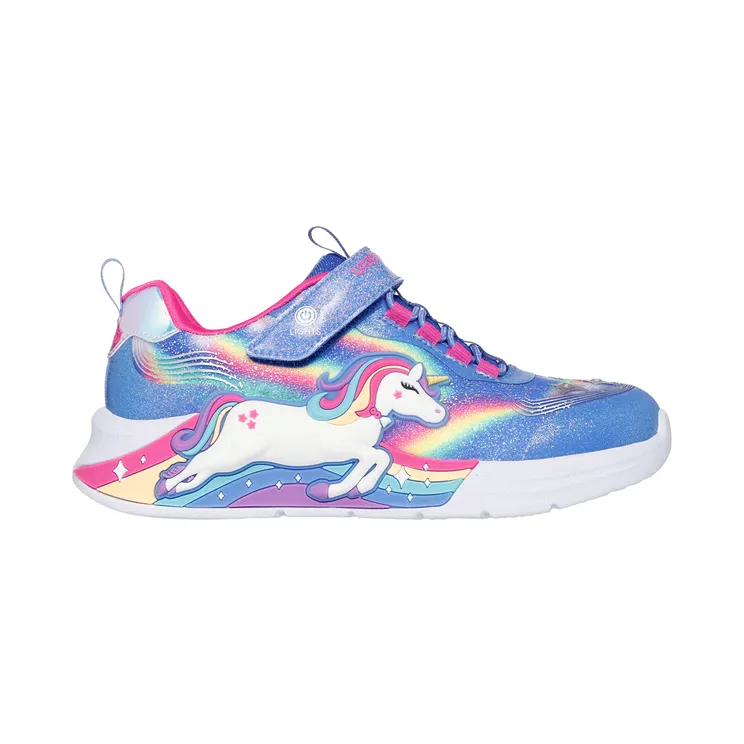 Skechers S-Lights Unicorn Chaser “Blue” (302298LBLMT)