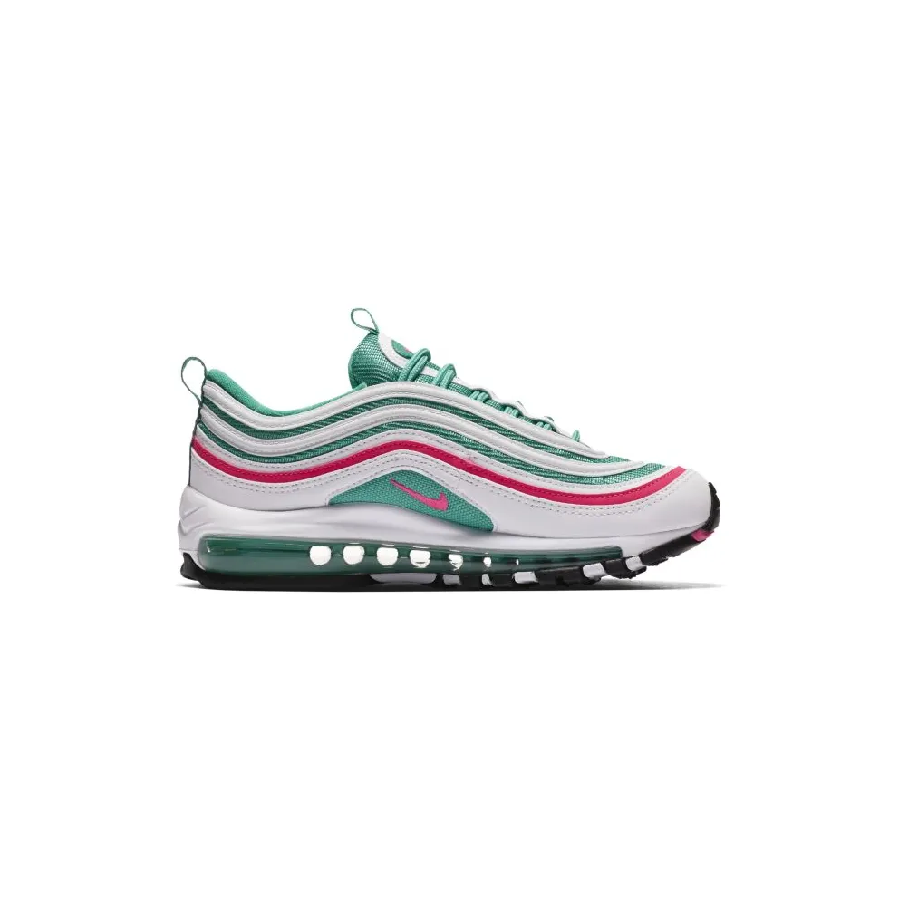 Nike Air Max 97 South Beach (GS) White/Pink Blast-Kinetic Green-Black (921522-101)