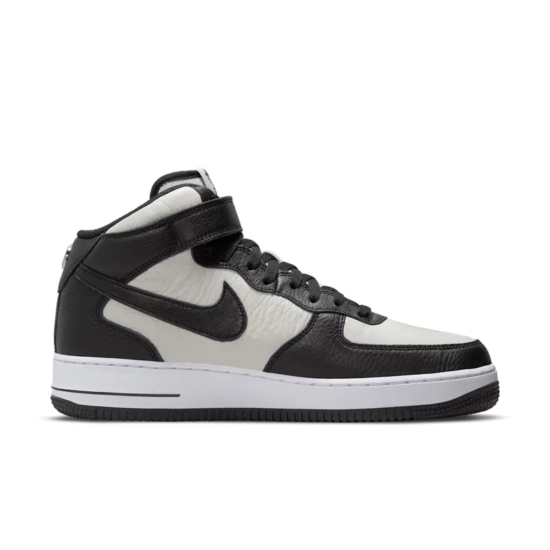 Nike x Stussy Air Force 1 Mid Black White (DJ7840-002)