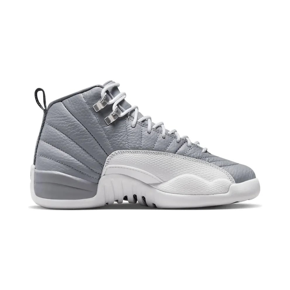 Nike Jordan Kids Gray Air Jordan 12 Retro Big Kids (153265-015)