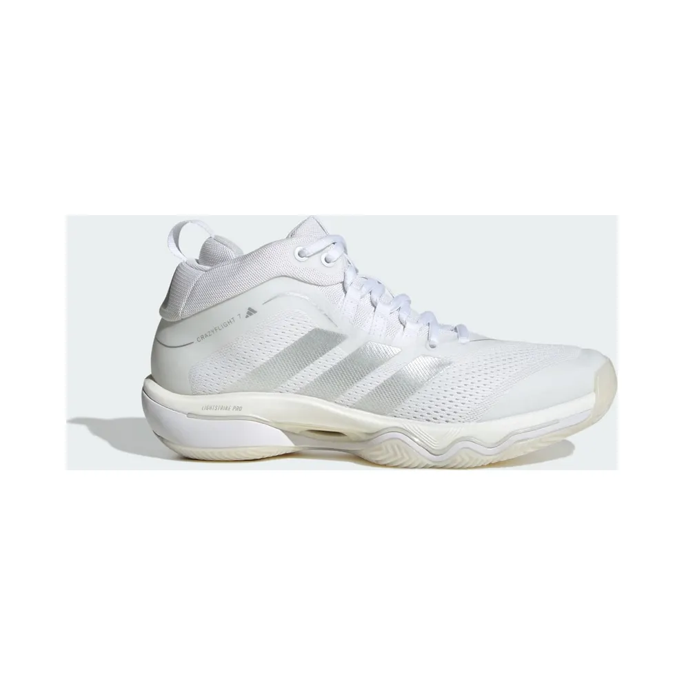 Adidas CRAZYFLIGHT 7 Cloud White / Silver Metallic / Cloud White (KJ1279)