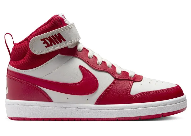 Nike Court Borough Mid 2 Sail White Gym Red (CD7782-124)