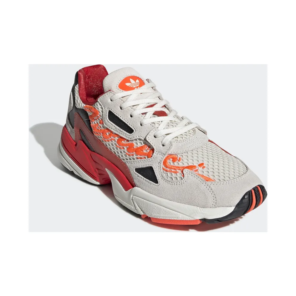 adidas Falcon Fiourucci (W) Off White/Red/Solar Orange (G28914)