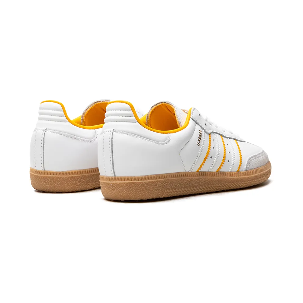 Adidas Samba OG GS “Cloud White Crystal White Crew Yellow” (IH5582)