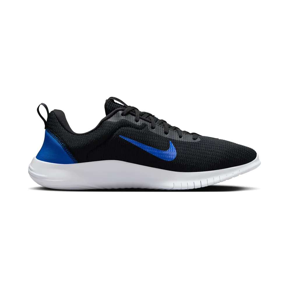 Nike Flex Experience Run 12 Black White Racer Blue (DV0740-006)