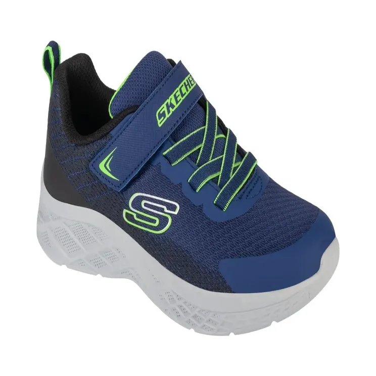 Skechers Microspec II – Zovrix “Navy / Black / Lime” (403924LNBLM)
