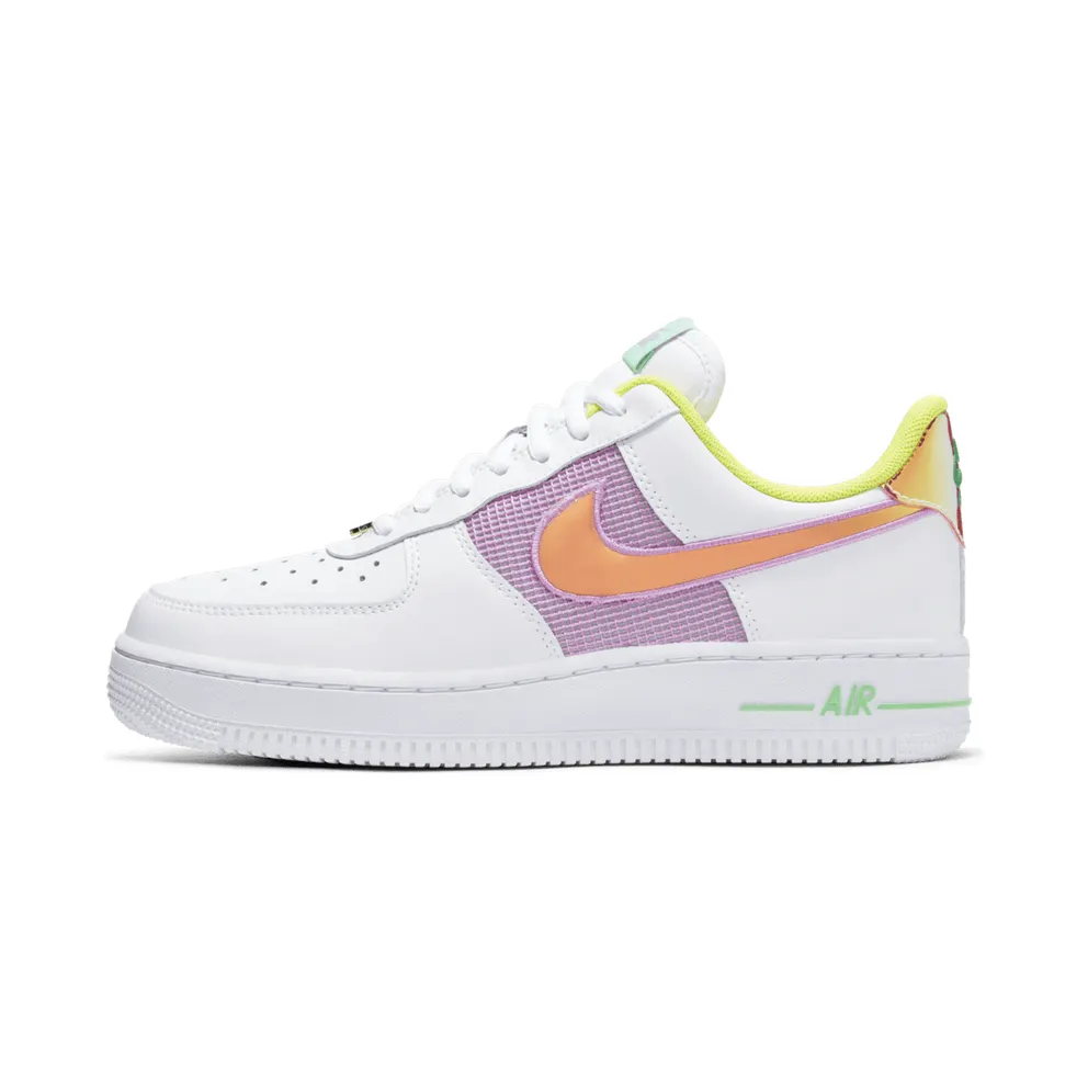 Nike Air Force 1 Low White Multi Pastel (W) White/Lemon Venom-Electro Green-Multi-Color (CW5592-100)