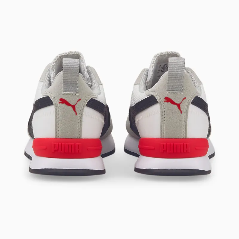 PUMA R78 Youth White/Black/High Risk Red (373616-24)