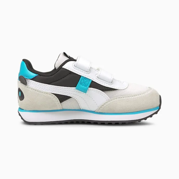 Puma Future Rider Animals V kinderen Wit/Zwart (368741-02)