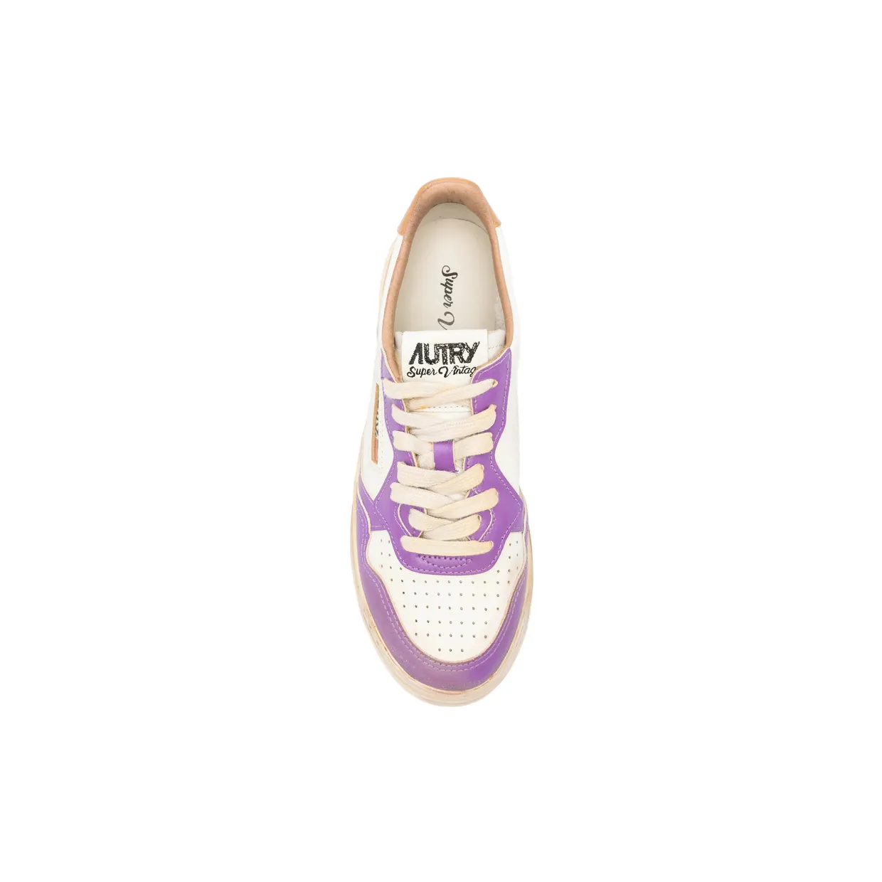 Autry Medalist Low Super Vintage “White/Purple” (AVLW SV59) (4)