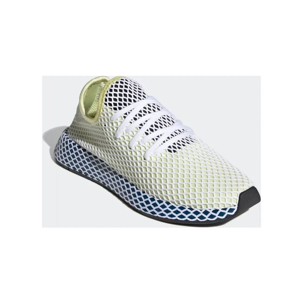 adidas Deerupt Runner Yellow Tint / Cloud White / Legend Marine (EF5377)