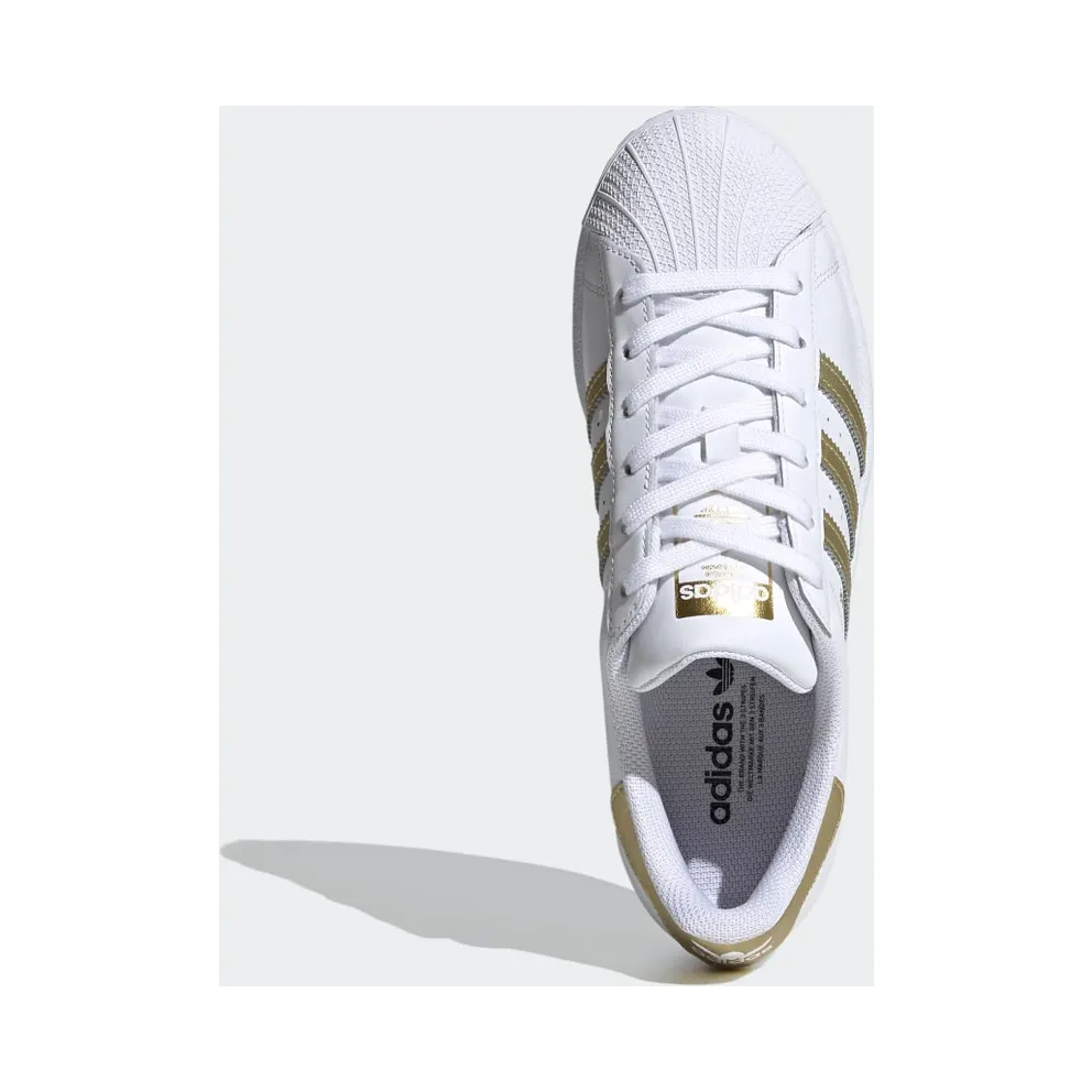 Adidas Superstar Cloud White / Gold Metallic / Cloud White (FX7483)