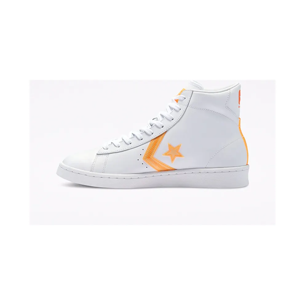 Converse Pro Leather Hi Hi-Vis White Flash Orange White/Flash Orange-White (169500C)