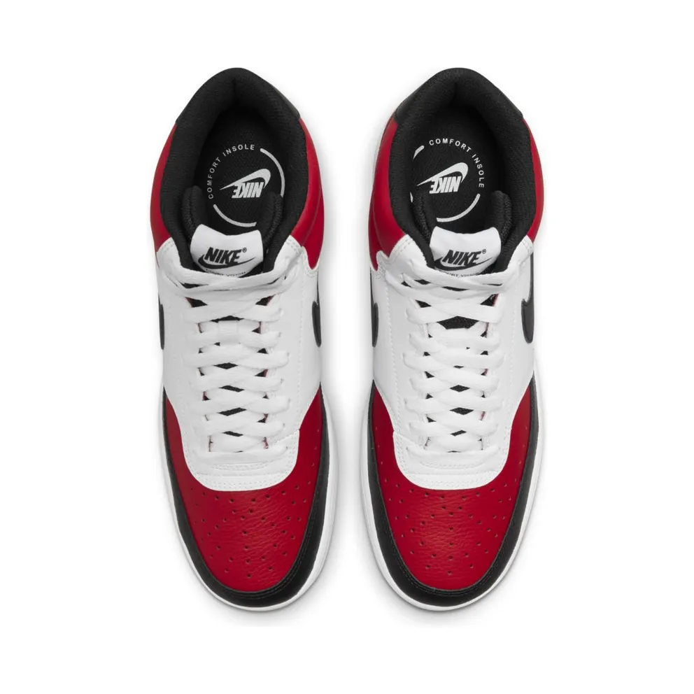 Nike Court Vision Mid White Red Black (DM1186-600)