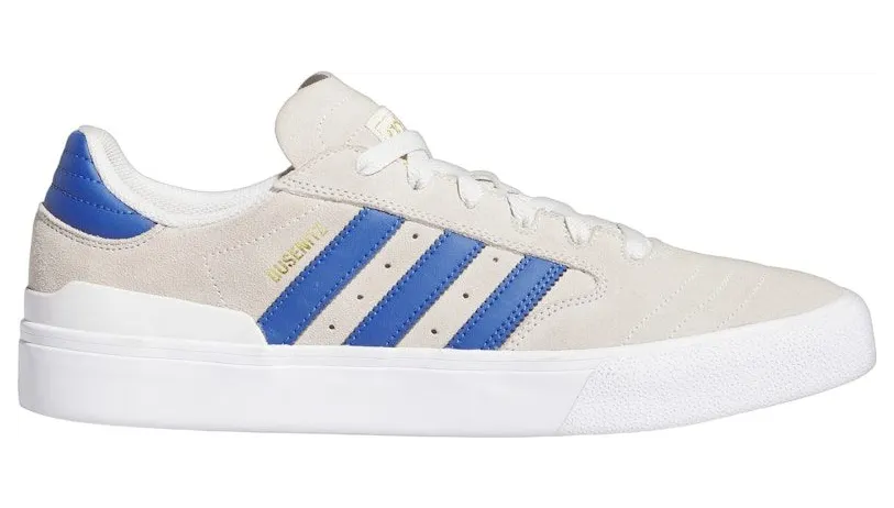 adidas Busenitz Vulc II Crystal White Royal Blue Gold Metallic (IF9708)