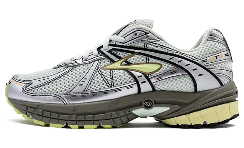 Brooks Adrenaline GTS 10 “Canary Green / Stone / Sunny Lime” (100058-096)