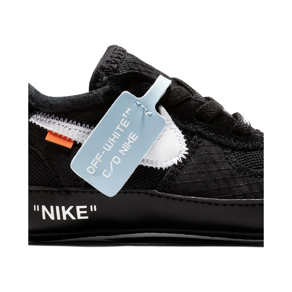 Nike x Off White Air Force 1 Low Black (Toddler) (2018) (BV0854-001)