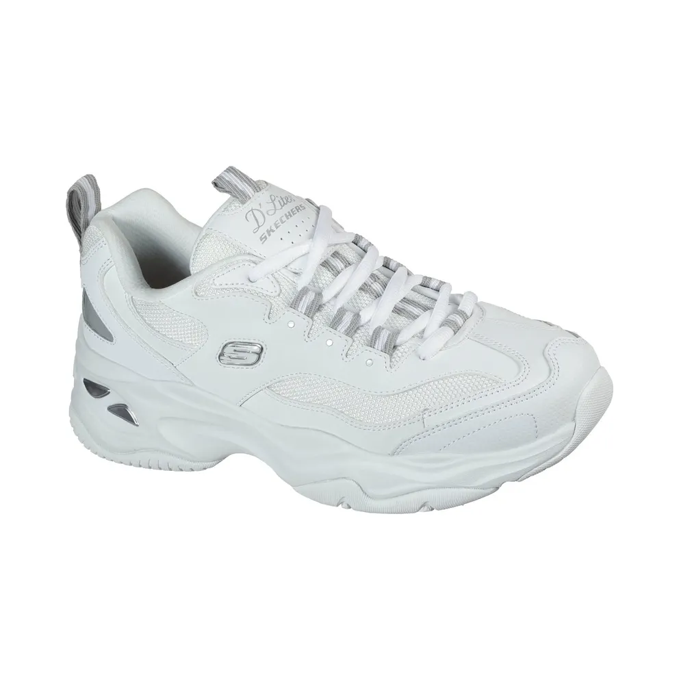 Skechers D’Lites 4.0 – Fresh Diva Sneaker White/Grey