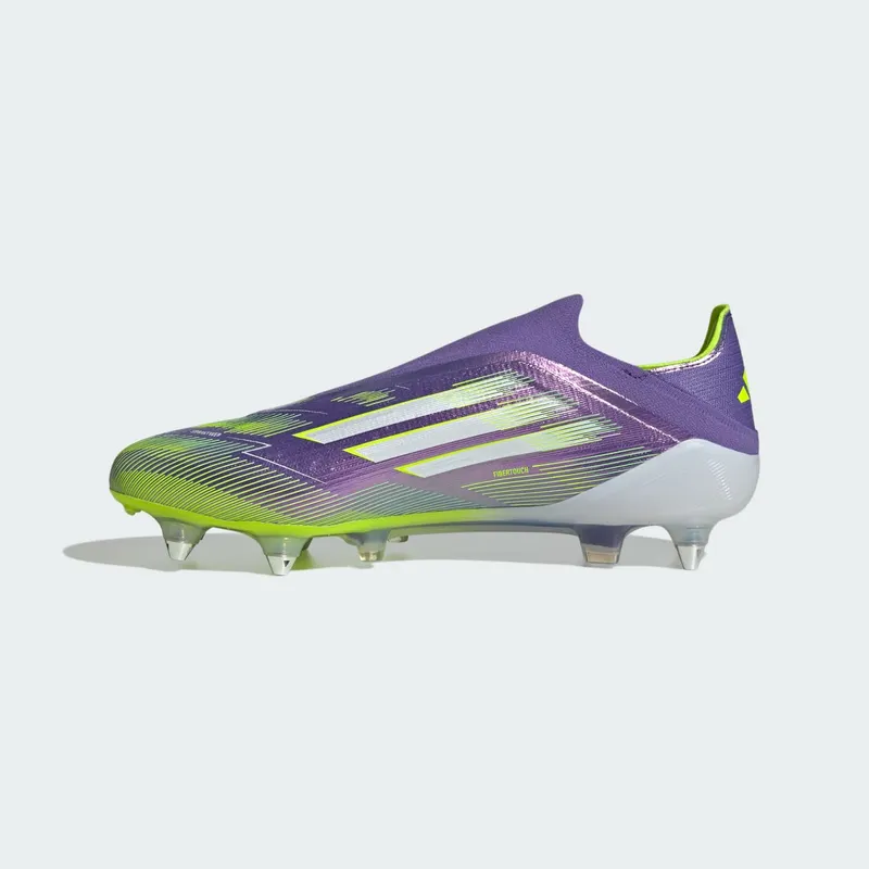 adidas F50 Elite Laceless SG Purple Rush Cloud White Lucid Lemon (JH7642)
