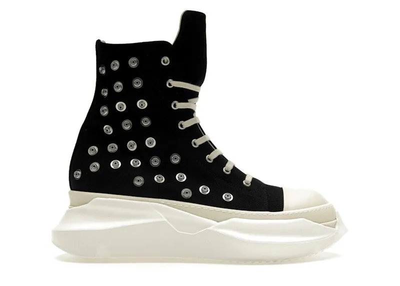 Rick Owens DRKSHDW Abstract Sneaks Studded Eyelets Black Milk (DU02C5840-DOES2-911)