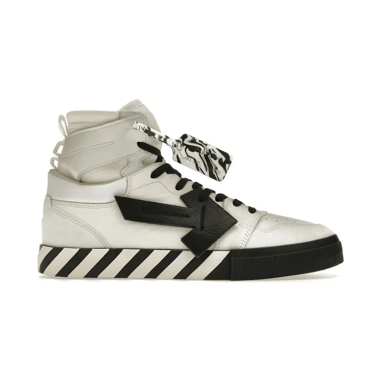 OFF-WHITE Vulcanized Hi Top White Black (OMIA225F21LEA0010110)