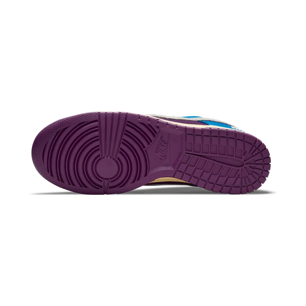 Nike x Undefeated Dunk Low SP vs. AF1 (2021) – “Royal / Purple-white” (DH6508-400)