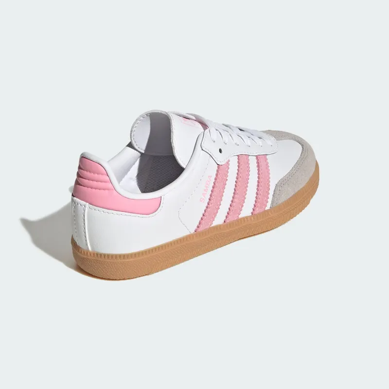 Adidas SAMBA OG Shoes Cloud White / Light Pink / Gum (JQ2024)
