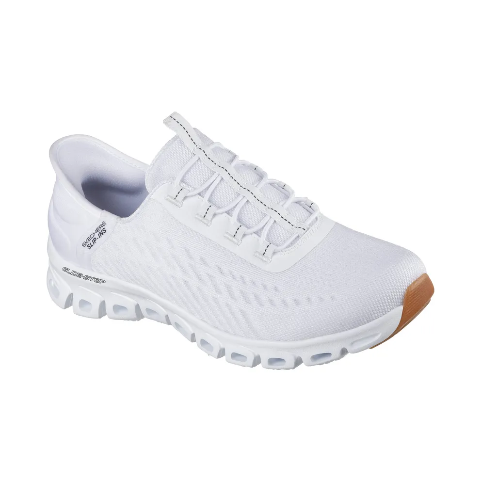 Skechers Slip-ins: Glide-Step – Tranquility – White / Black – “White” (104574 WBK)
