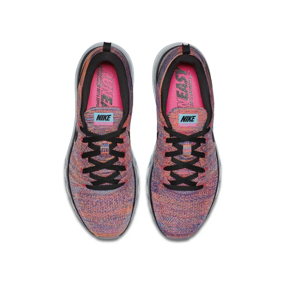 Nike Flyknit Max Multi-Color Pink Purple (W) Concord/Black-Gamma Blue-Pink Pow (620659-404)