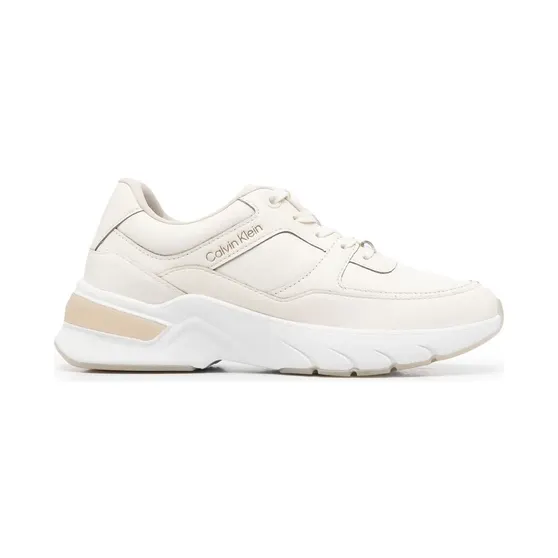 Calvin Klein Sneakers met geborduurd logo – Beige (HW0HW01351)
