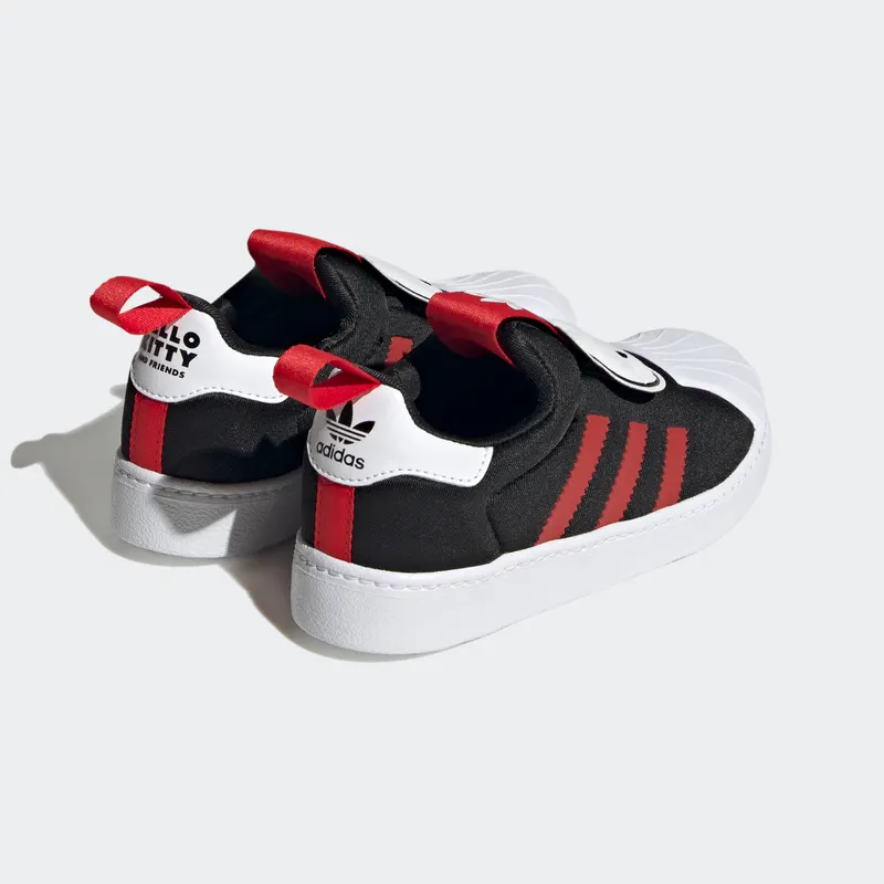 Adidas Superstar 360 Core Black / Vivid Red / Cloud White (HQ4093)
