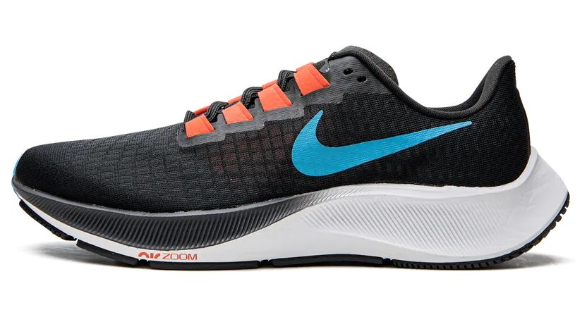 Nike Zoom Pegasus 38 “Off Noir Light Blue Fury” (BQ9646-011)