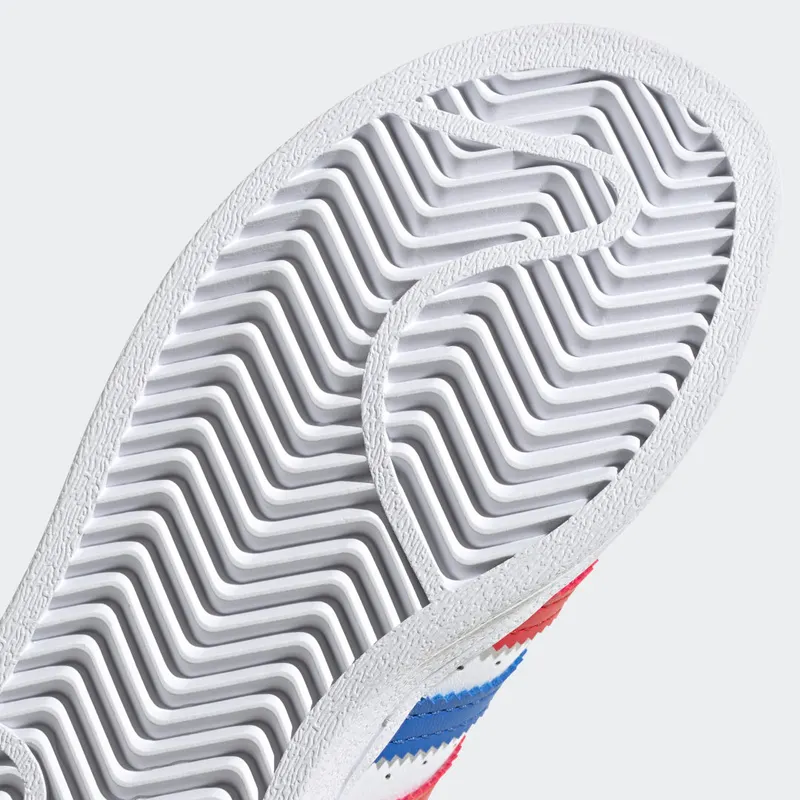 Adidas Superstar Cloud White / Blue / Scarlet (FW5850)