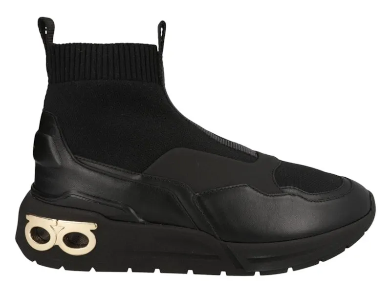 Ferragamo Cosma Sock High-Top Sneakers Yellow (030368-759959-M)