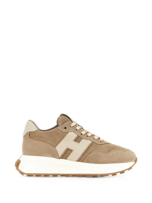 Hogan H641 logo-patch – Beige (HXW6410EH41VFX)