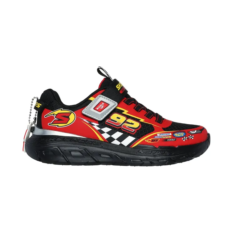 Skechers Skech Tracks Black/Red (402303LBKRD)