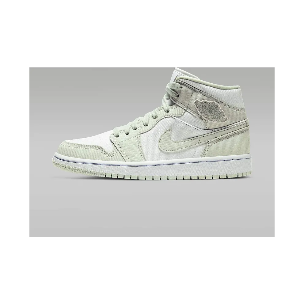 Air Jordan Womens Nike AJ I 1 Mid ‘Spruce Aura’ (2020) (CV5280-103)