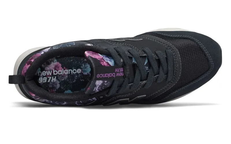 New Balance 997H Floral Black Purple (W) Black/Kite Purple (CW997HXG)