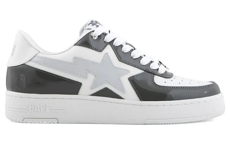 A Bathing Ape Bape Sta Icon Low #2 Grey (1L30-191-307)