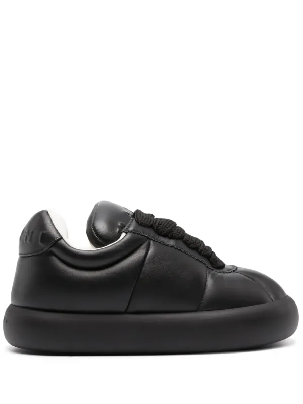 Marni BigFoot 2.0 padded leather sneakers – Black (SNZW015102P6028)