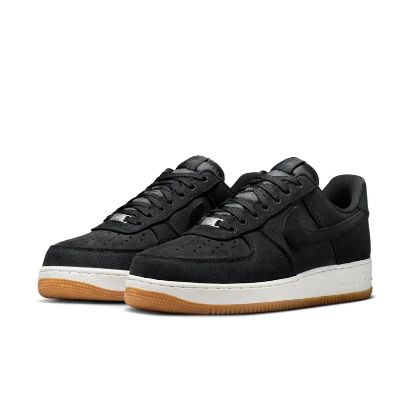 Nike Air Force 1 Low ’07 LV8 “Black Canvas” (IR0951-002)