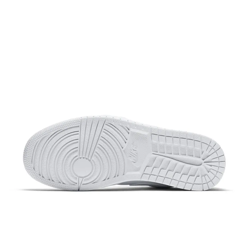 Jordan 1 Low Triple White Tumbled Leather White/White/White (553558-130)