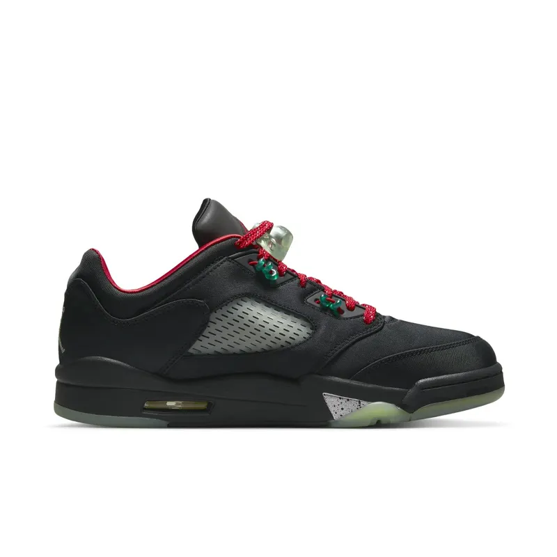 Air Jordan 5 x Clot Low Black Red (DM4640-036)