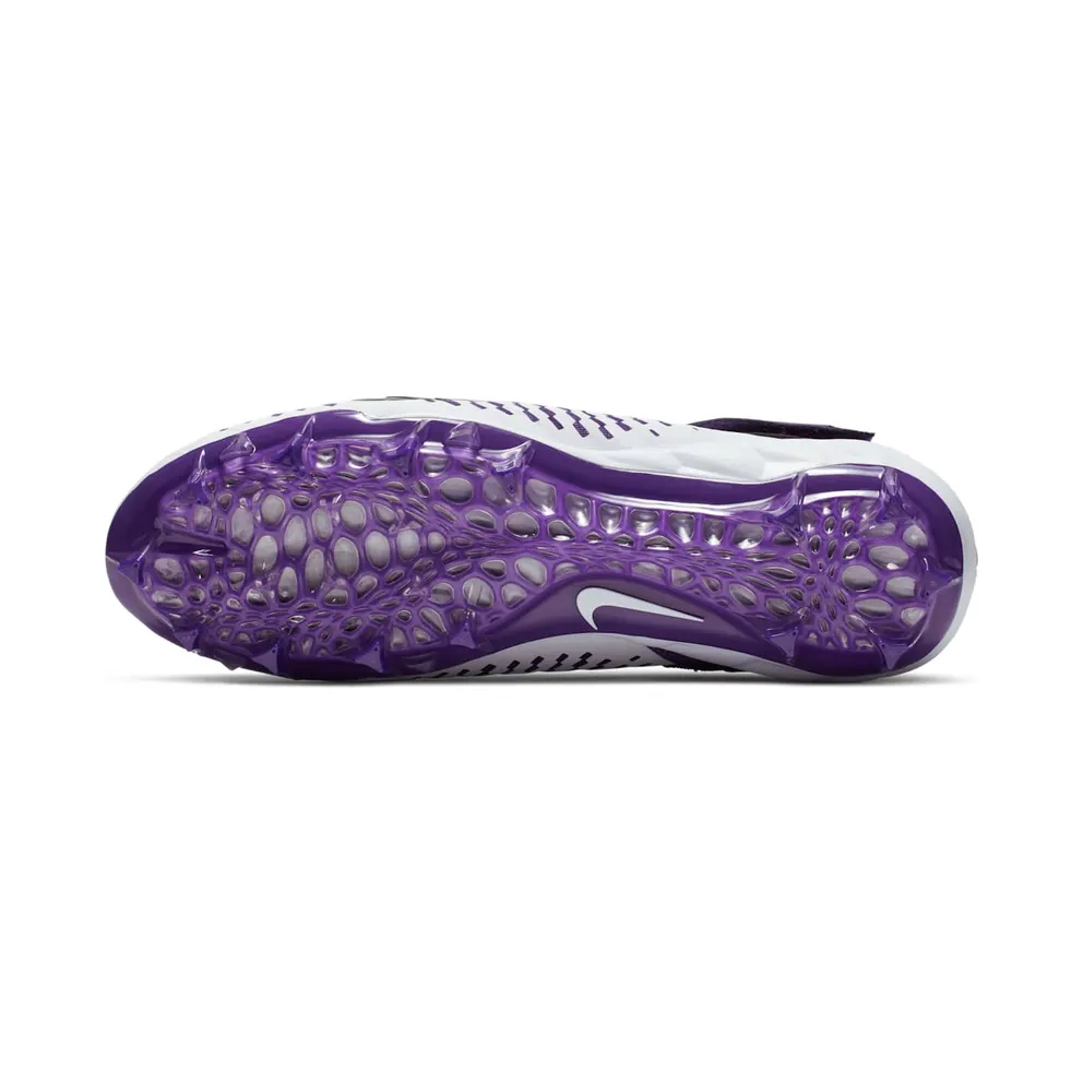 Nike Alpha Menace Pro 2 Mid White Court Purple White/Court Purple/Hyper Grape (AQ3209-105)